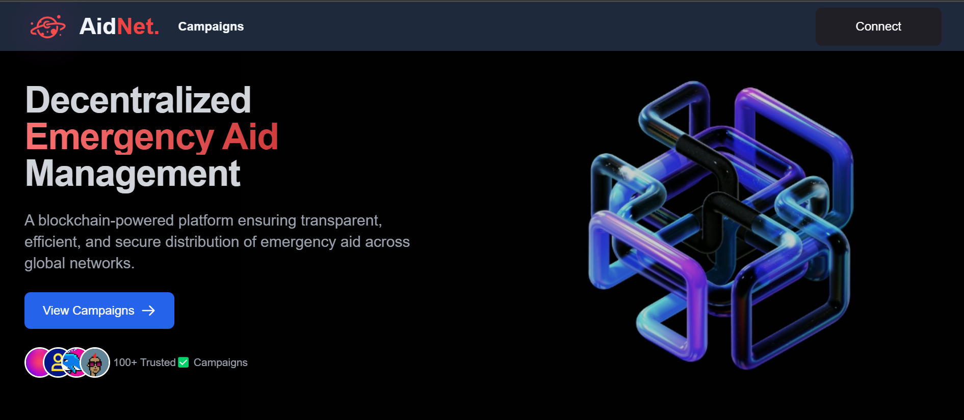 Decentralized Aid Distribution System